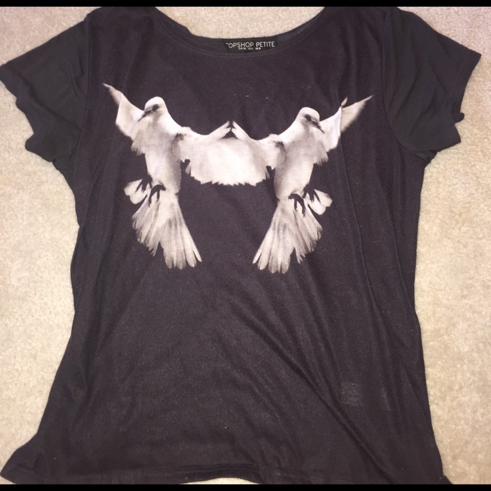 Topshop Bird Graphic Tee