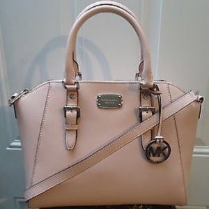 Michael Kors Ciara Large Leather Satchel