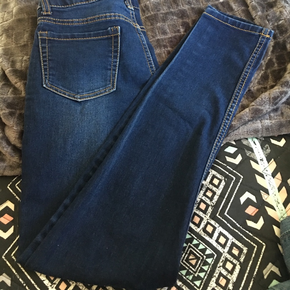 Total girl 14 regular skinny dark colored jeans