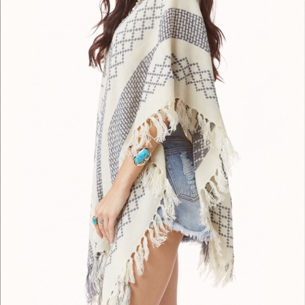 Free people poncho!