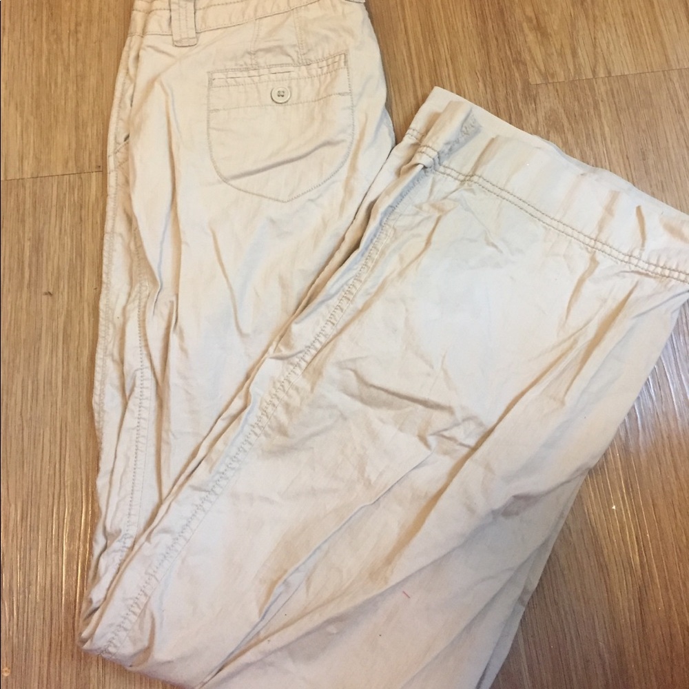 Khaki Straight Leg cargos