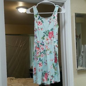 Express floral dress xs