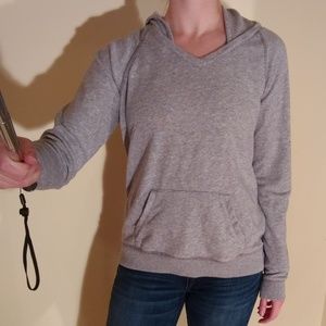 Super soft and comfortable lightweight gray hoodie