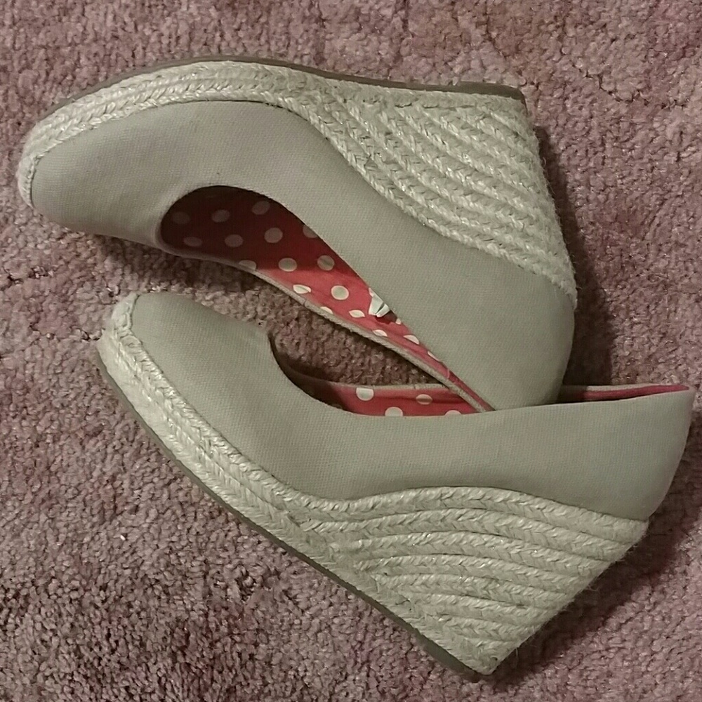 Tan/beige Bohemian style Target Wedges 3.5"