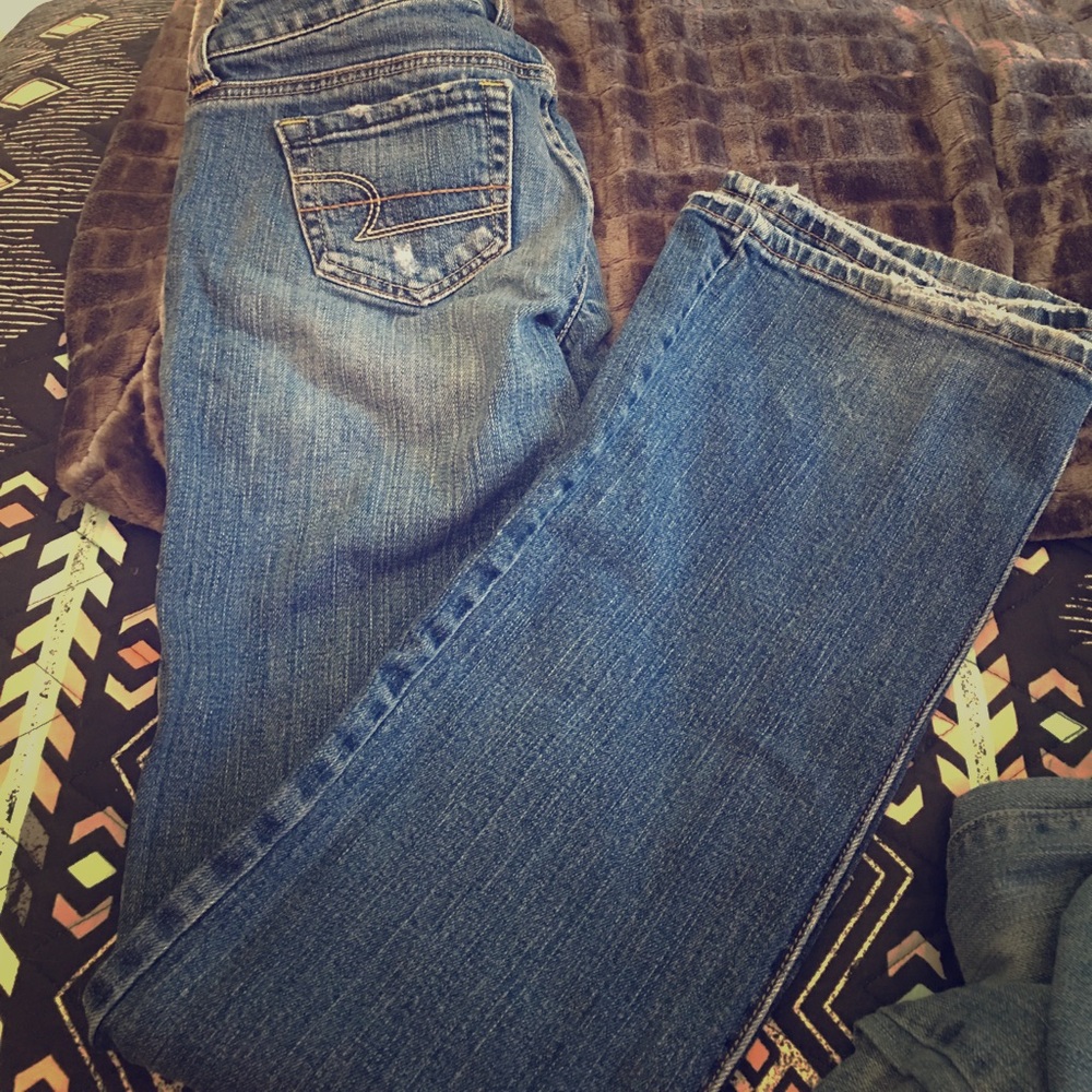 American Eagle stretch boot cut 00 regular jeans