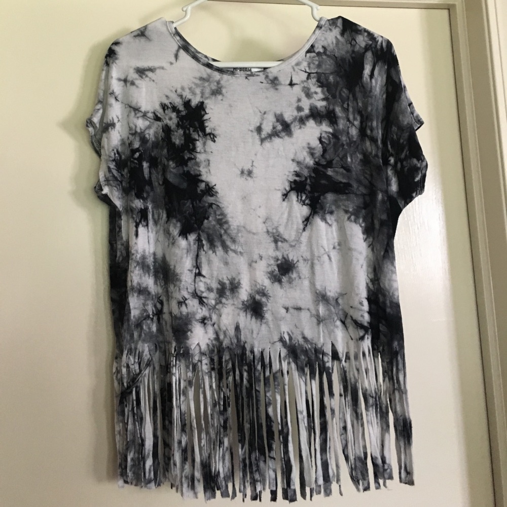 Marble and Fringe Tshirt