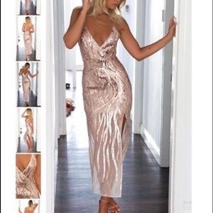 Sequin maxi dress from Mura Boutique
