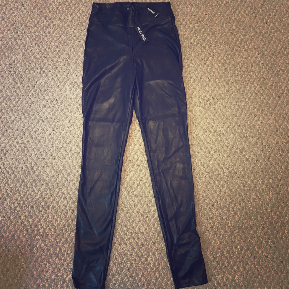 Express High Rise Liquid Leggings-NWT