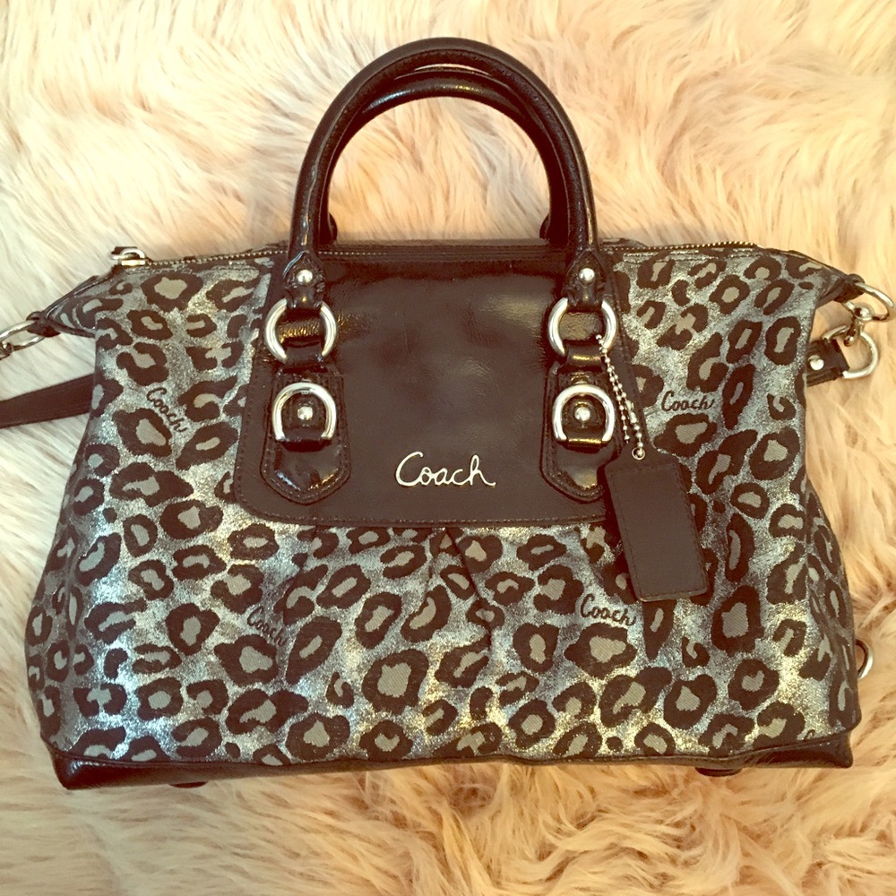 Cheetah Print Coach Bag