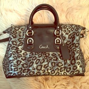 Cheetah Print Coach Bag