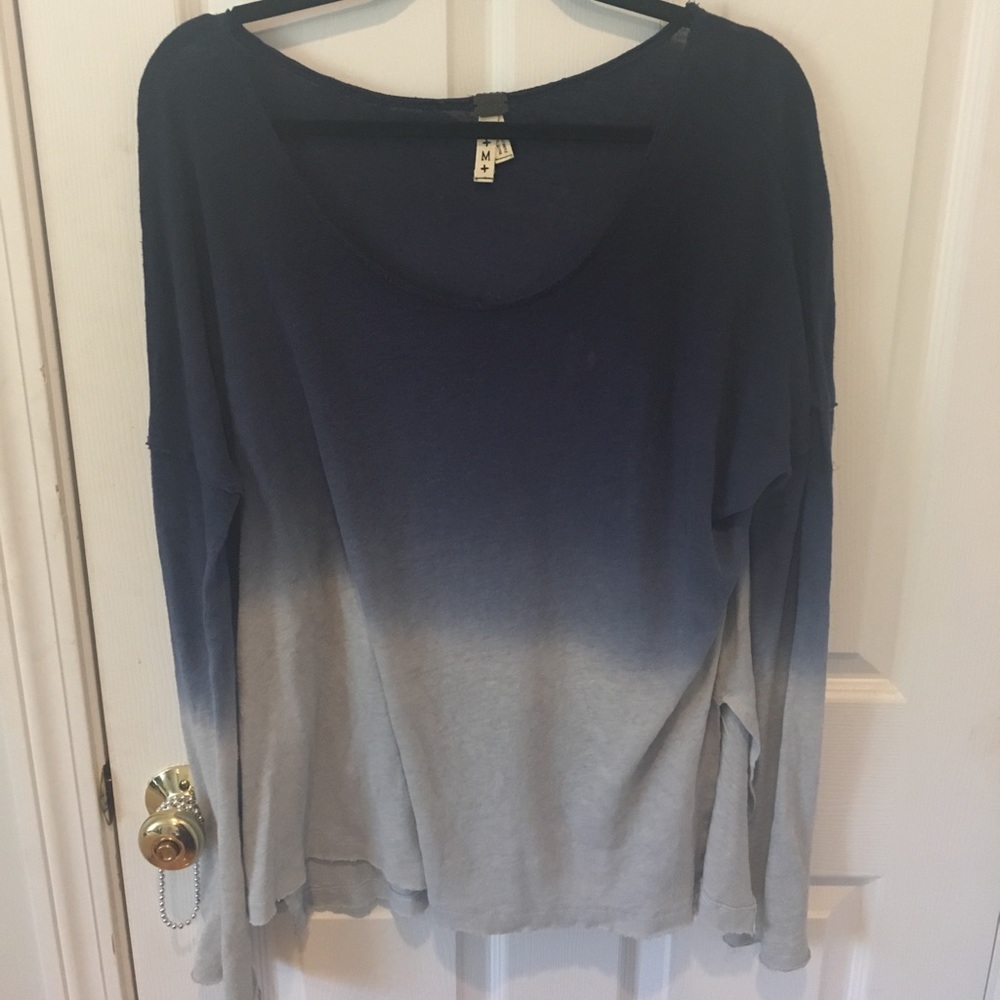 Free people Navy long sleeve