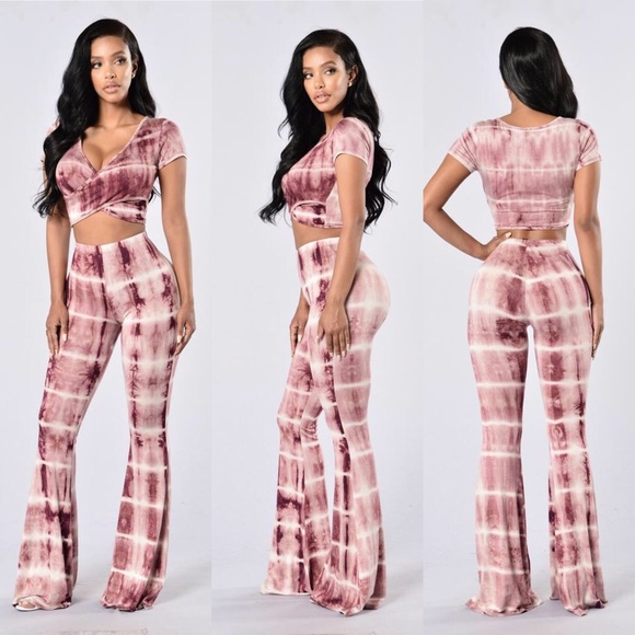 flare pants set fashion nova