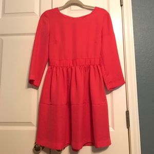 H&M bright pink/coral dress!