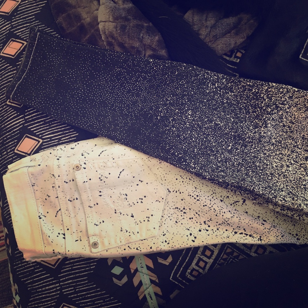 Black-and-white simply low 14 s jeggings justice