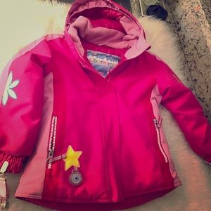 OBERMEYER pink ski or winter jacket size 4