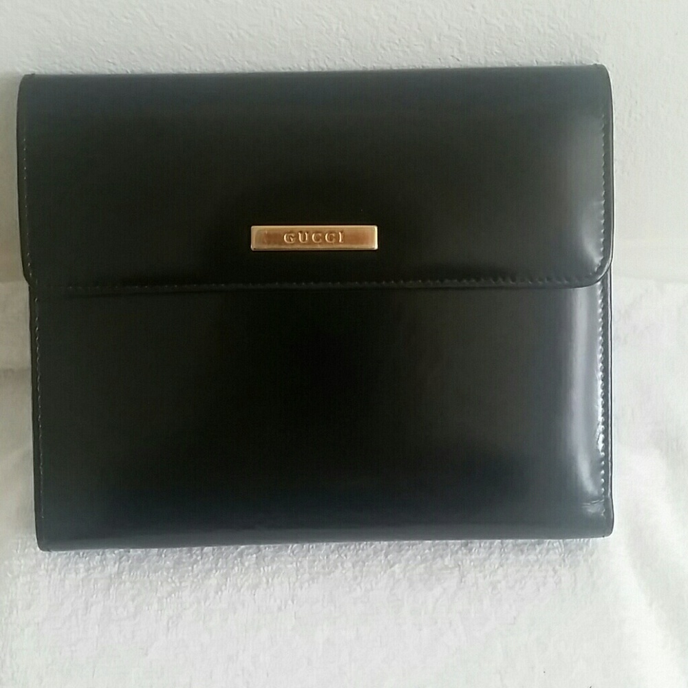Leather Gucci notebook