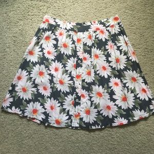 Hollister Floral Skirt