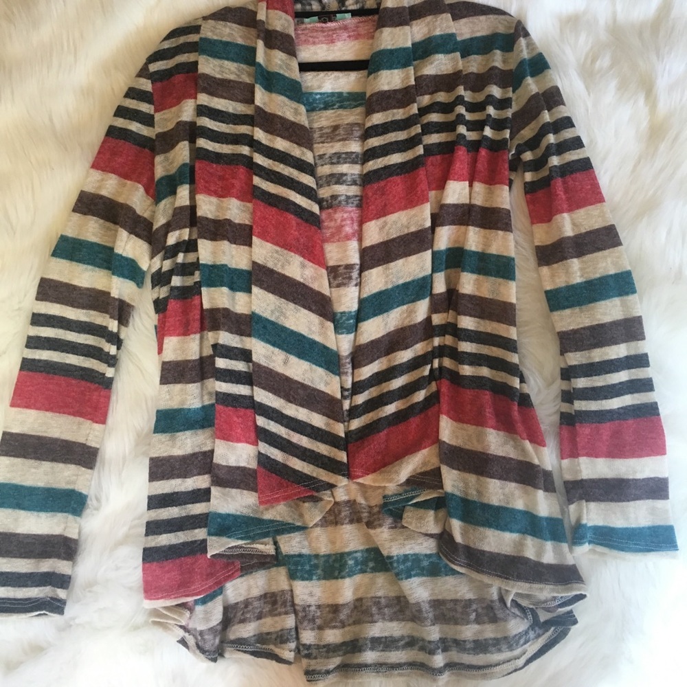 Karlie Multicolor Striped Cardigan