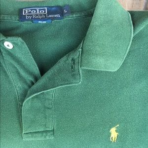 Men's Large Green Ralf Lauren Polo