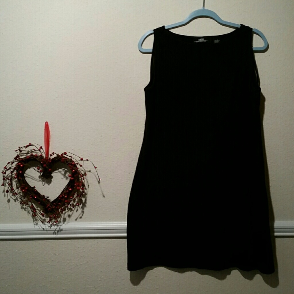 Lovely black cotton dress