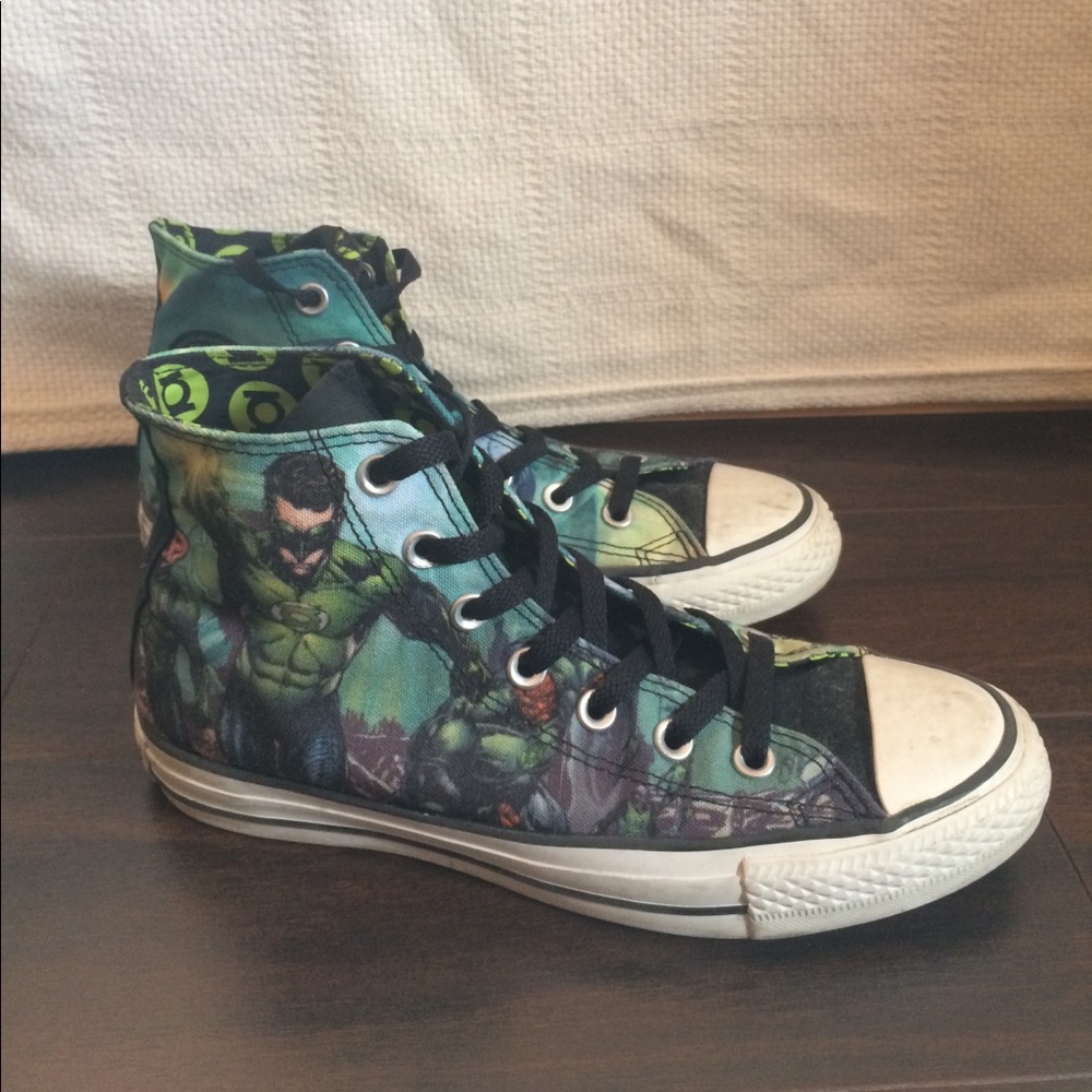 Converse Green Lantern high tops