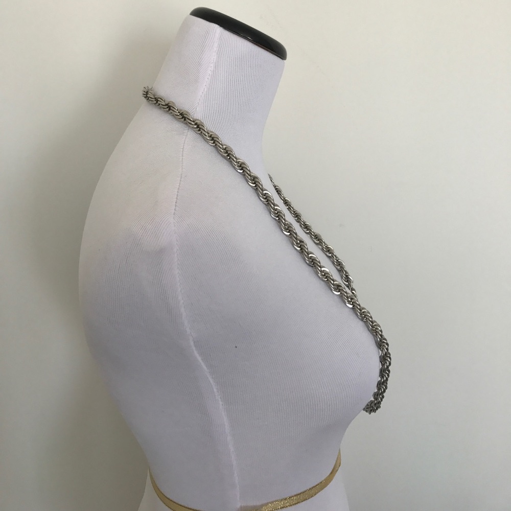 Silver Chain Loopable Necklace - Picture 4 of 4