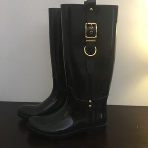 COACH Rainboots-- Size 8-- Very gently used!