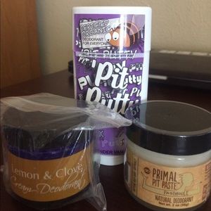 NWT/NIP 3 natural deodorants