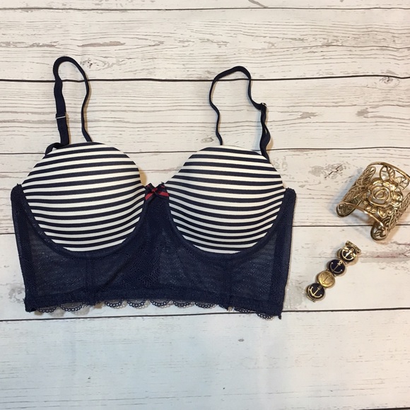 Tommy Hilfiger Other - Tommy Hilfiger Bralette NavyWhite Stripe Nautical