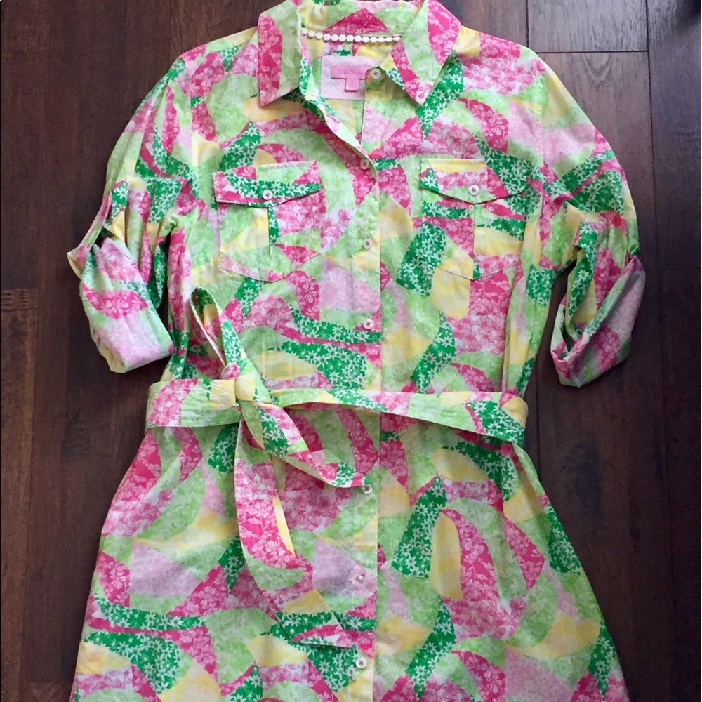 EUC Lilly Pulitzer Resort Fit Shirtdress