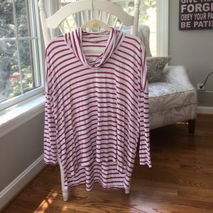 Anthropologie Cowl Neck Long-Sleeved Tee