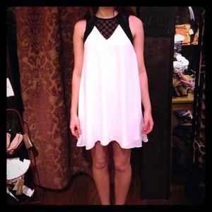 WORN ONCE - White dress, size small.