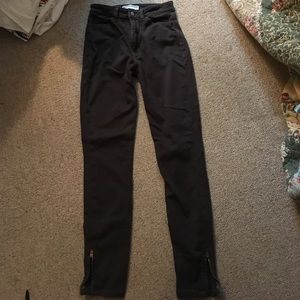 American Apparel High Waisted Skinny Jeans