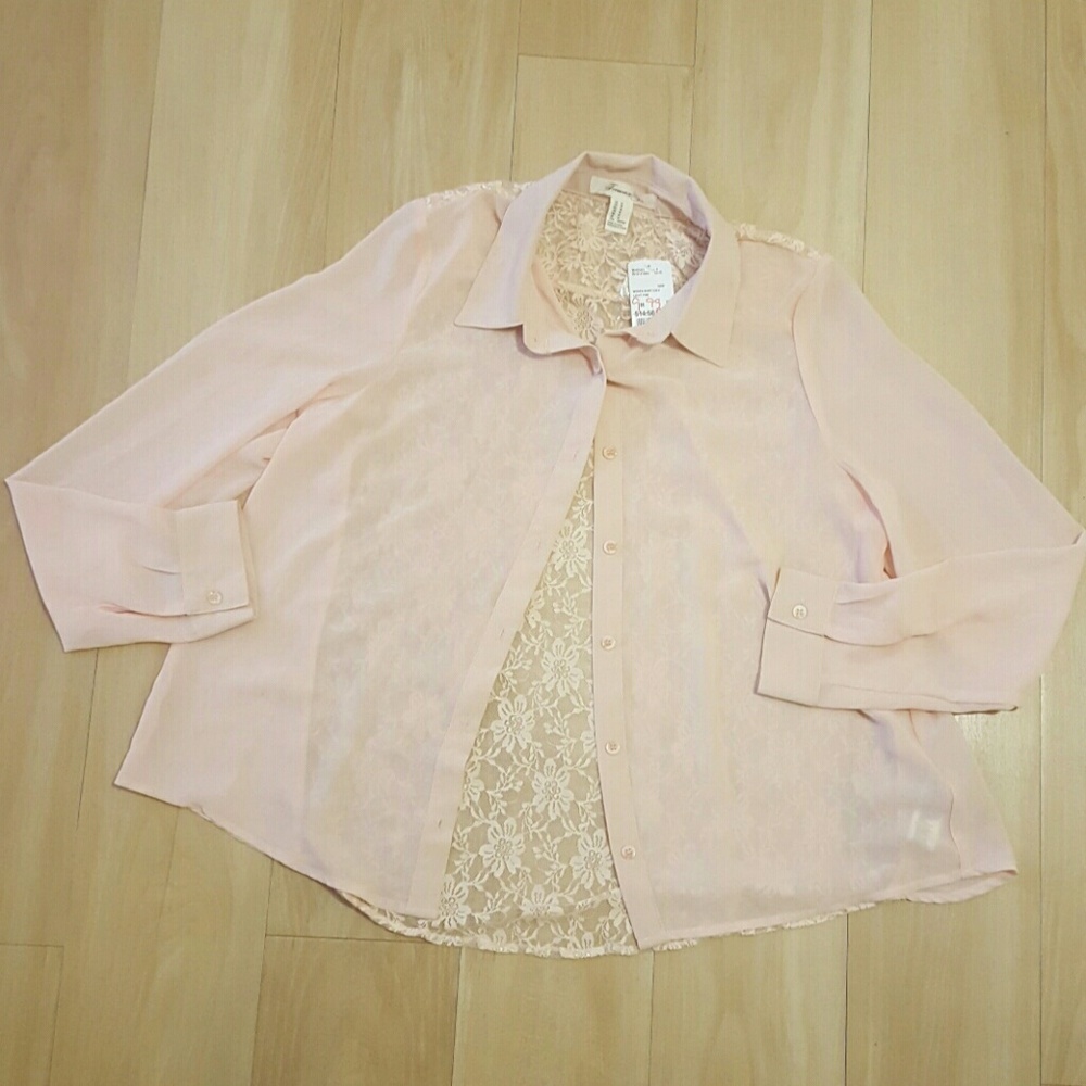 Blush blouse