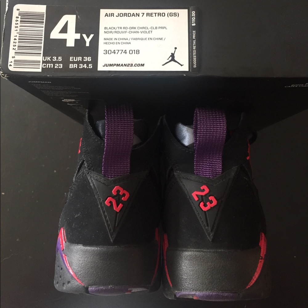 Jordan Raptor 7s Retro 4Y - Picture 5 of 5