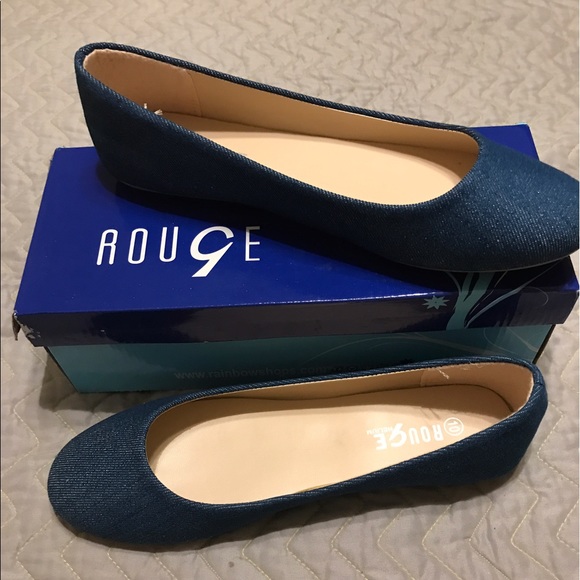 Rouge Helium Shoes - NIB Rouge By Helium "Cynthia" Denim slip-ons