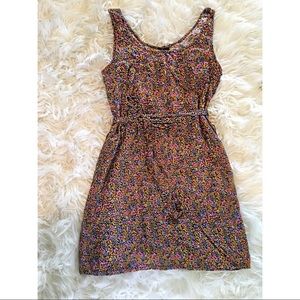 H&M Summer Flower Dress With Tie