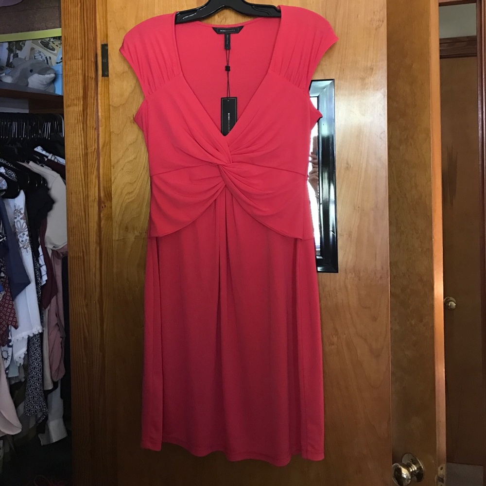Poppy colored BCBG MAXAZRIA