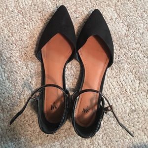 Black h&m flats