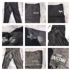 4 Pairs PINK YOGA CROP WORKOUT PANTS