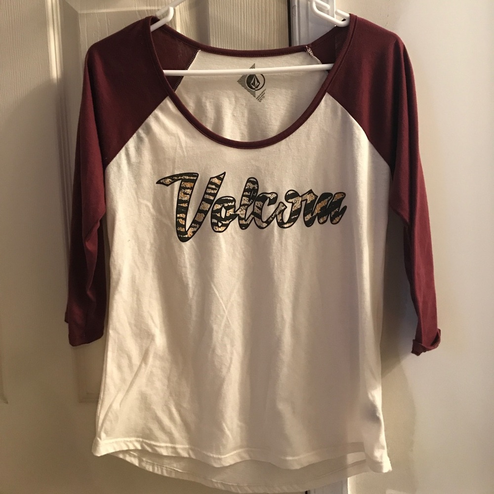 Volcom 3/4 Length Sleeve Top