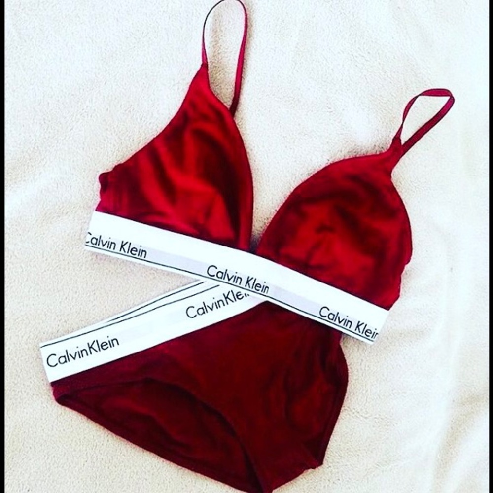 Need Red Calvin Klein Tanga Bralette