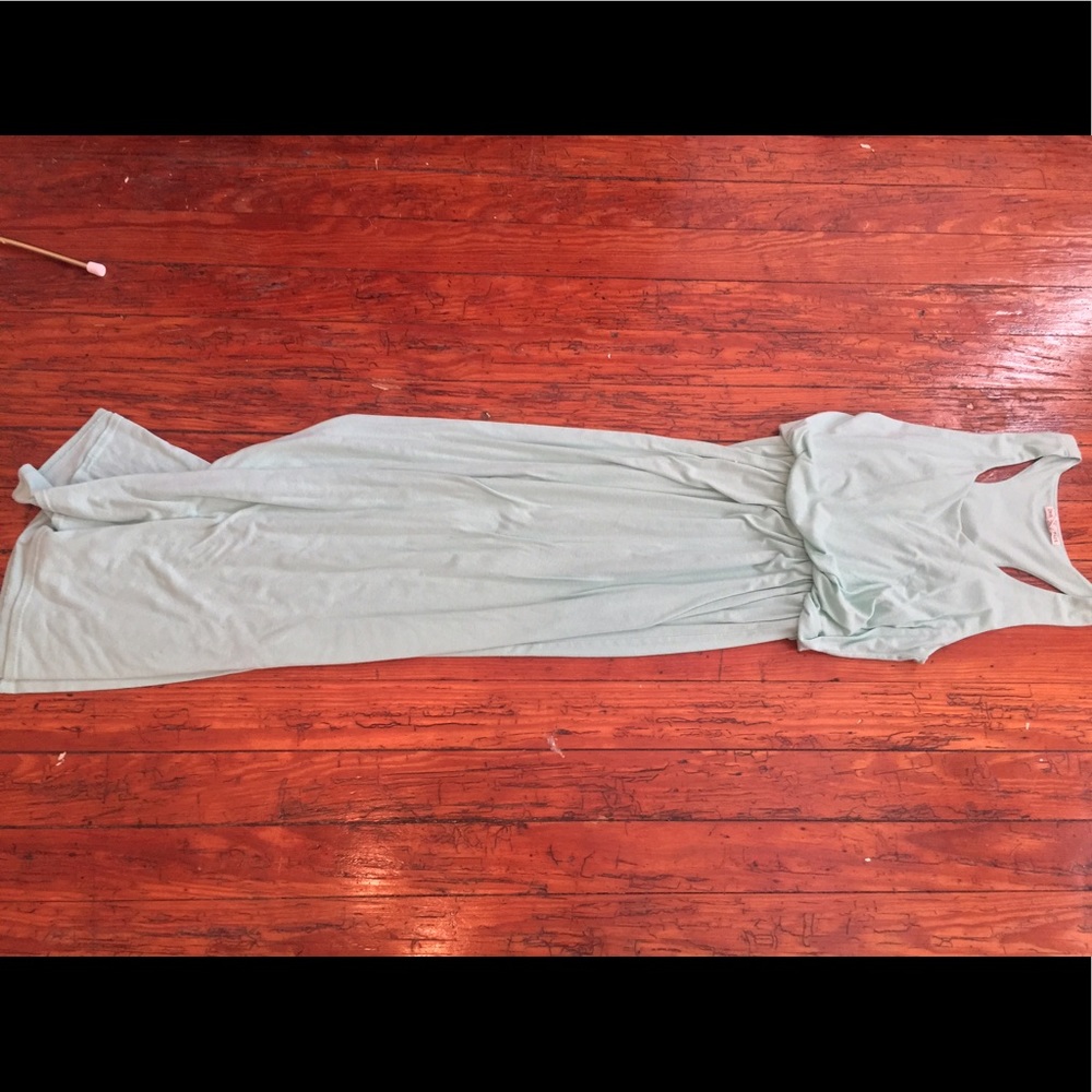 Light turquoise maxi