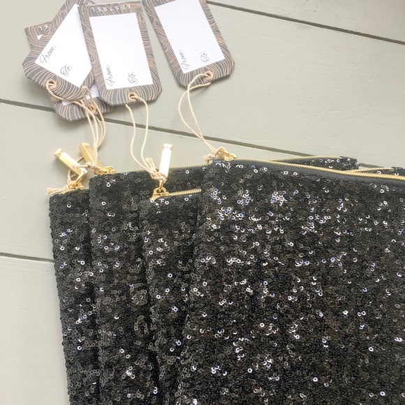 πHPπKestrel Black Sequin Clutch, NWT - Picture 6 of 7