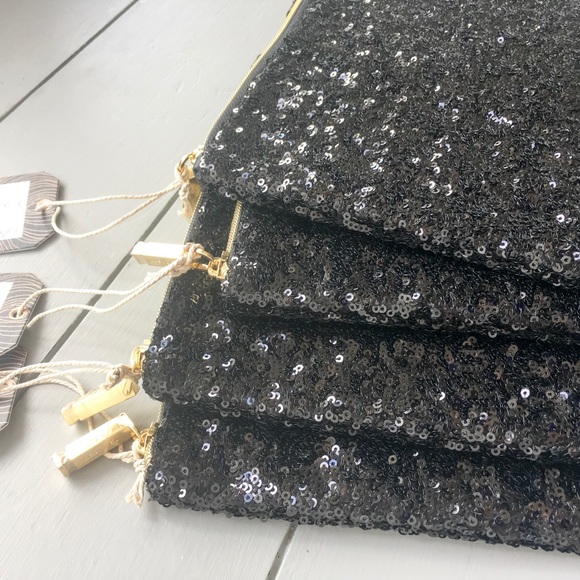 πHPπKestrel Black Sequin Clutch, NWT - Picture 7 of 7