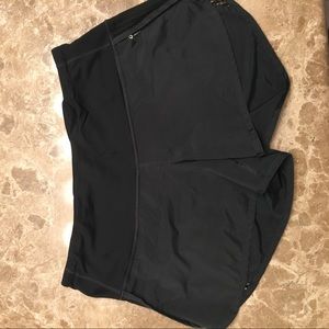 Black Lululemon Mesh Shorts with pockets