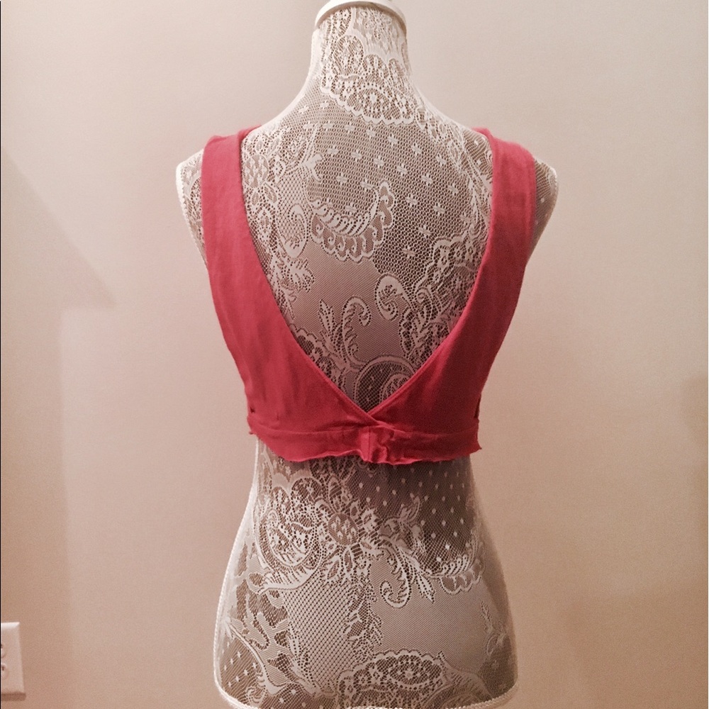 Red Crop Top - Picture 3 of 4