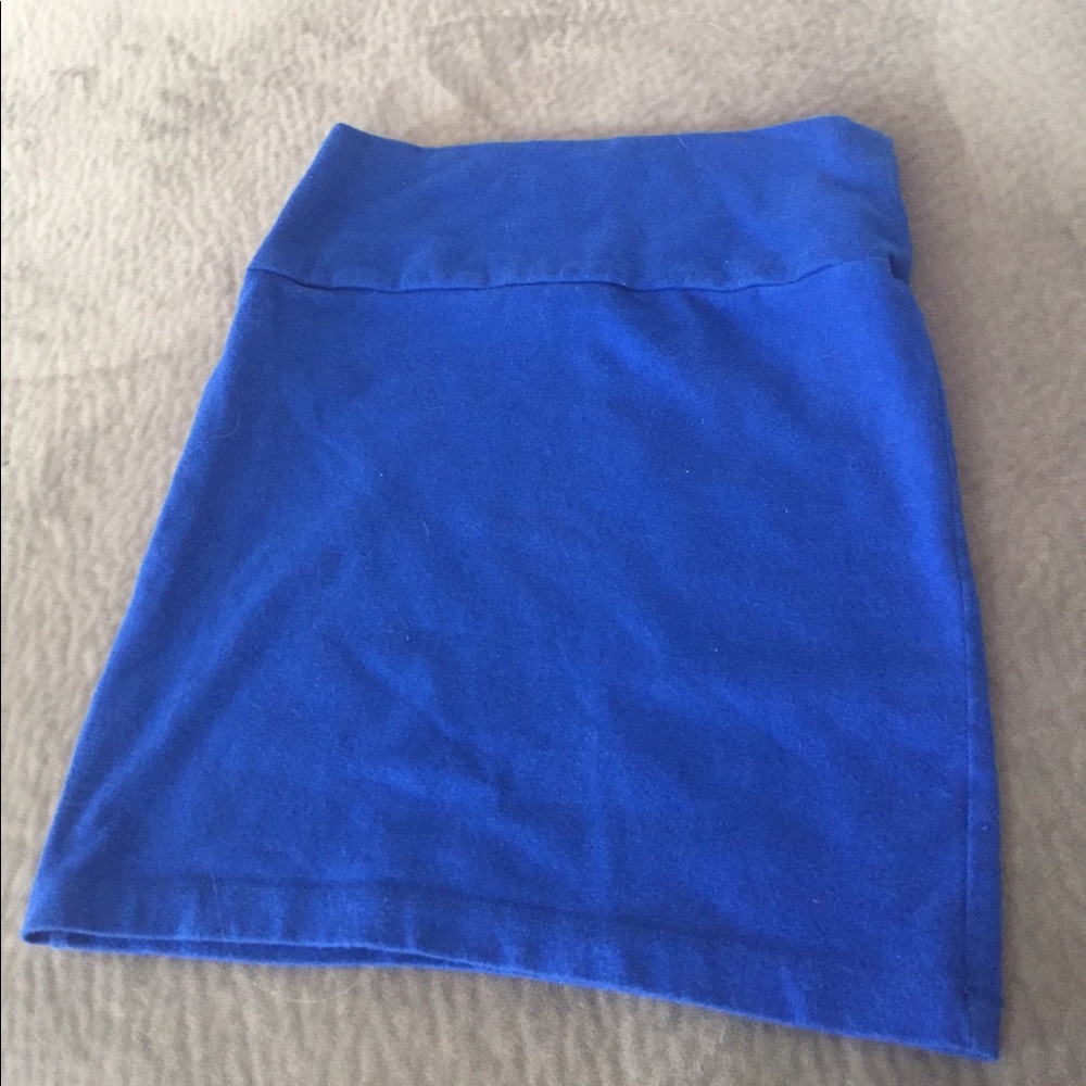Royal Blue Club Skirt Forever 21