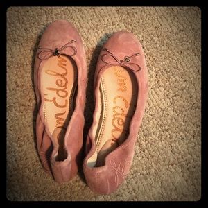 Pink Felicia ballet flats