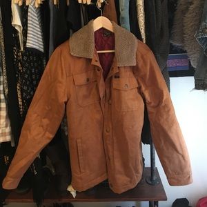 Obey faux suede jacket